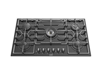 تصویر اجاق گاز رومیزی 5 شعله آلتون مدل G517N شیشه ای